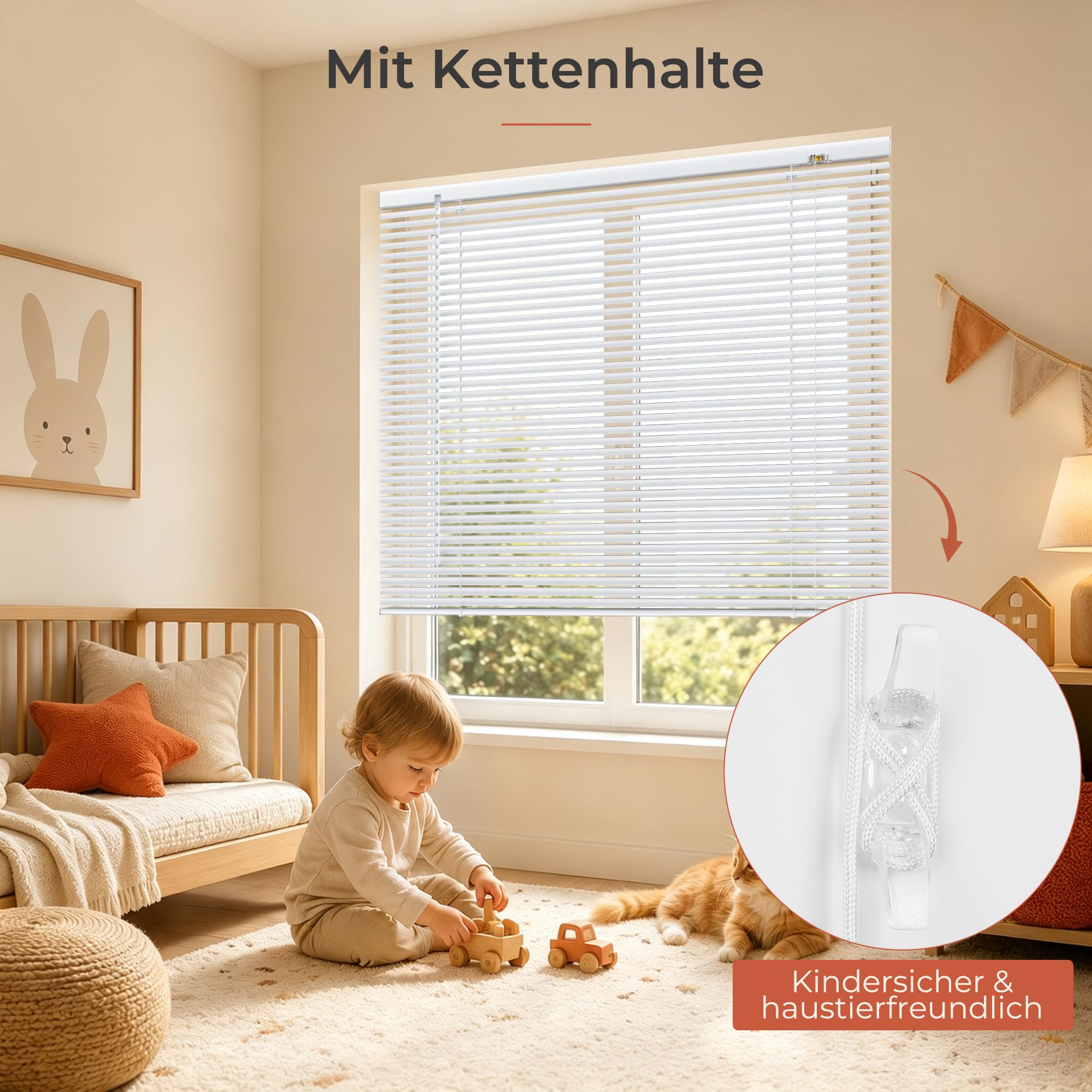 HOMEDEMO Alu Jalousien Fenster ohne Bohren L-Lamellen, 150x175cm, weiß | Aluminium Jalousien für Fenster Innen,Lichtschutz Blendschutz Sonnenschutz, Klemmfix Halterung, Fenster Jalousien Innen