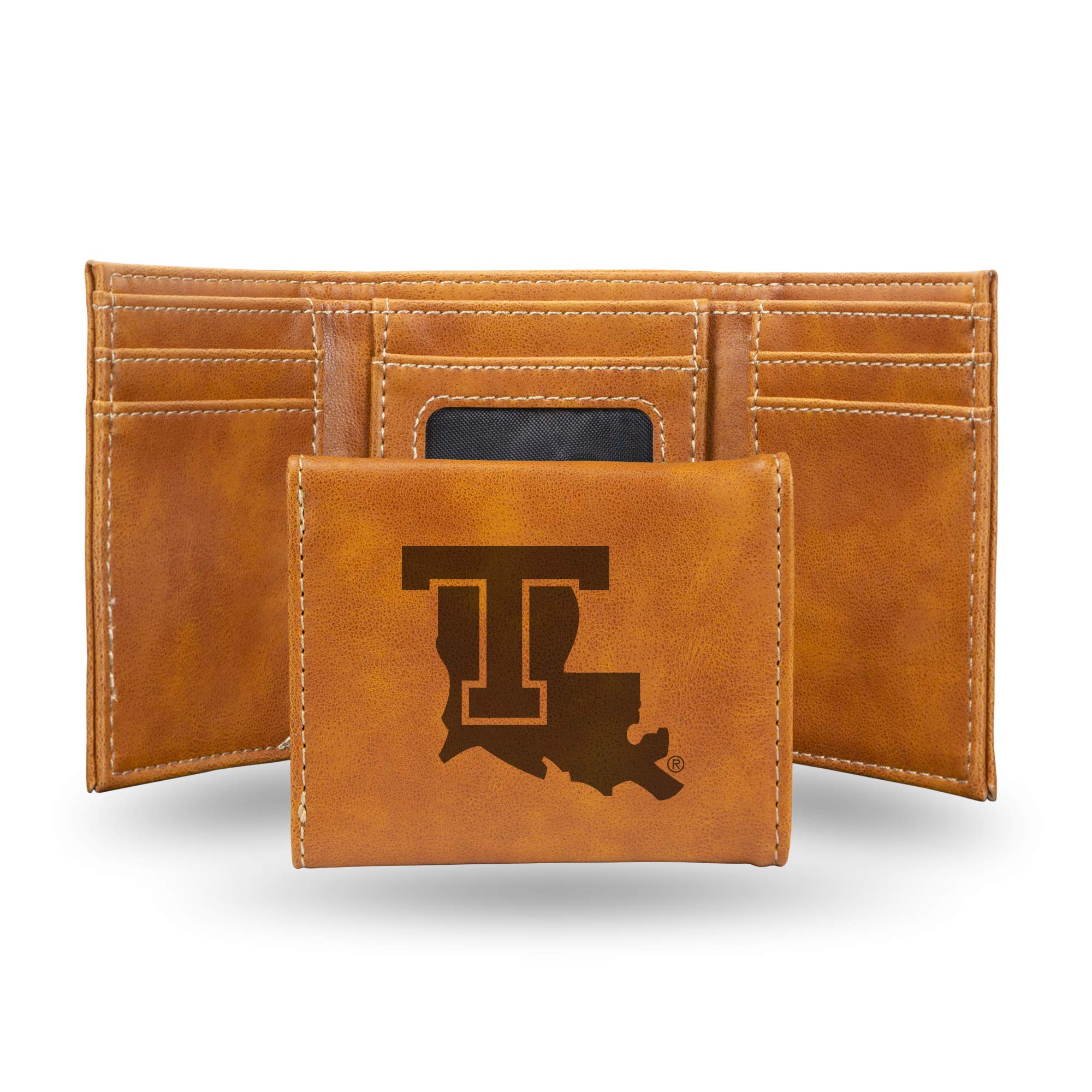 Rico Industries NCAA Laser Engraved Trifold Laser Engraved Tri-Fold Wallet - Men's Accessory