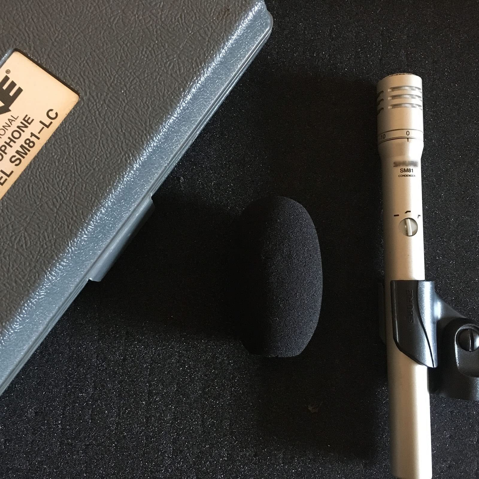 LEFXMOPHY SM81 Windschutzscheibe, RK311 Schaumstoffabdeckung, Ersatz für Shure SM81-LC KSM141 Mikrofon, Geräuschunterdrückung, Pop-Filter, 3er-Pack