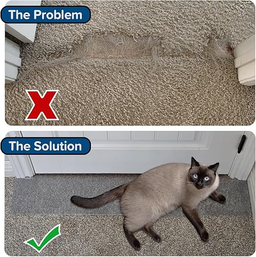 Miniatura 3 de Tapete para arañazos 30 - No deja que los gatos arañen el tapete en la puerta