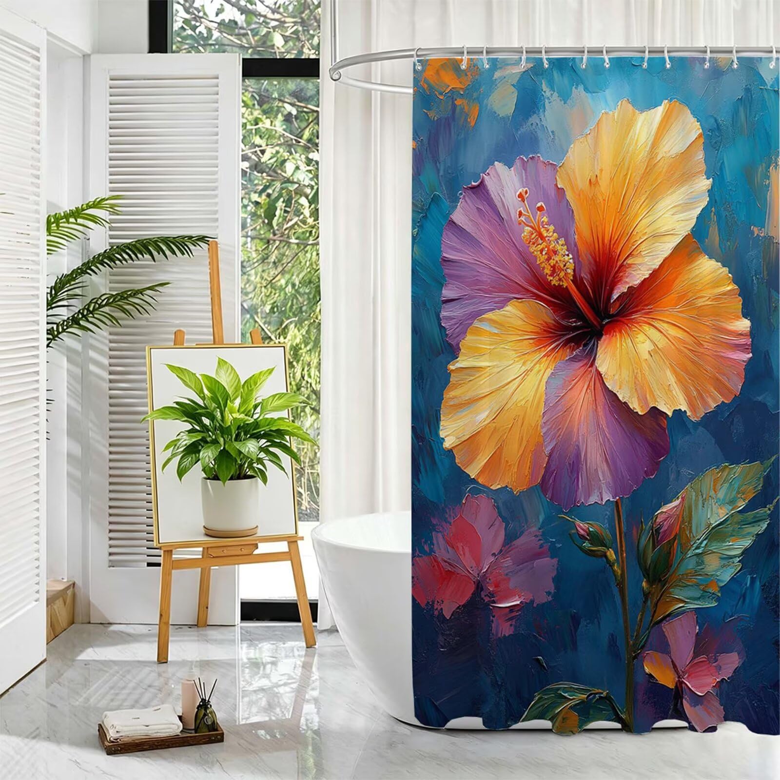 Tenda da Doccia blu, Tenda Doccia 180x240cm L-11