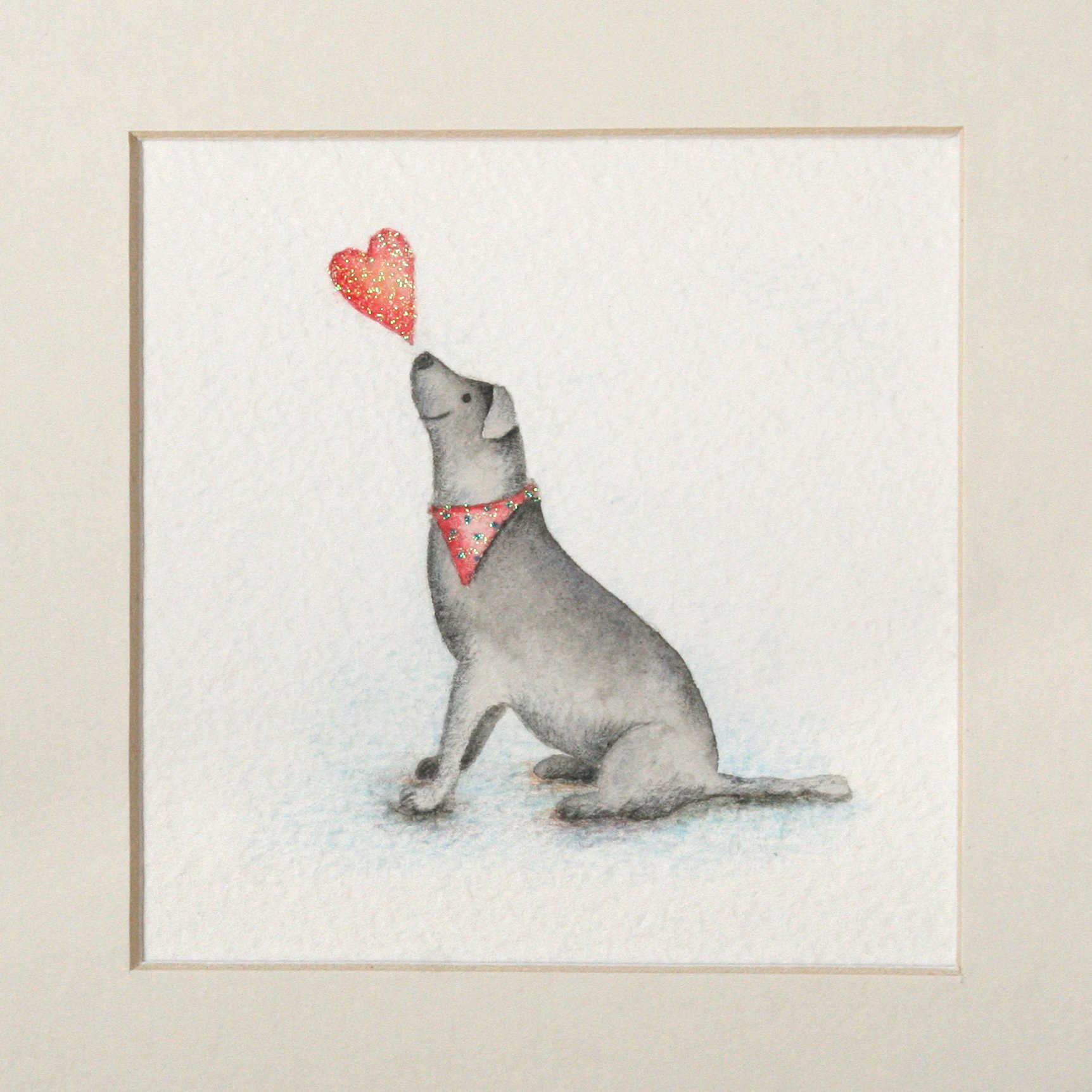 Maggie Mumford Black labrador Giclee Print