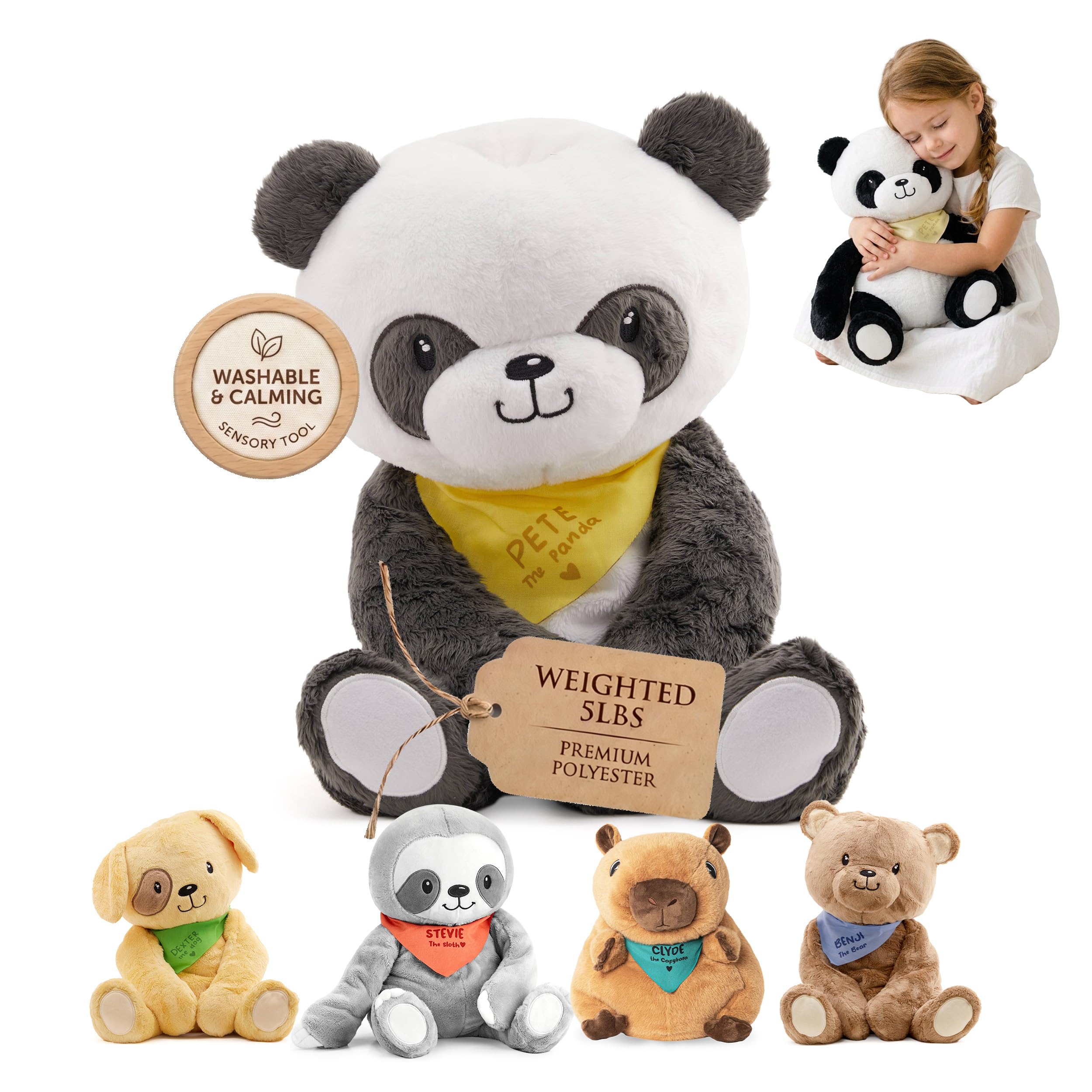 WACHIFIELD アートDCクッションBABY! Amazon.com: Lilly's Love Weighted Stuffed Animals for Adults