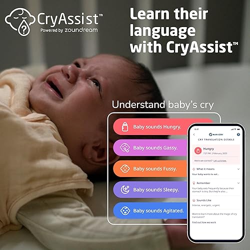 Miniatura 3 de Maxi-Cosi See Pro 360 Monitor de bebé con CryAssist, pantalla de 5 pulgadas con batería de 10 horas