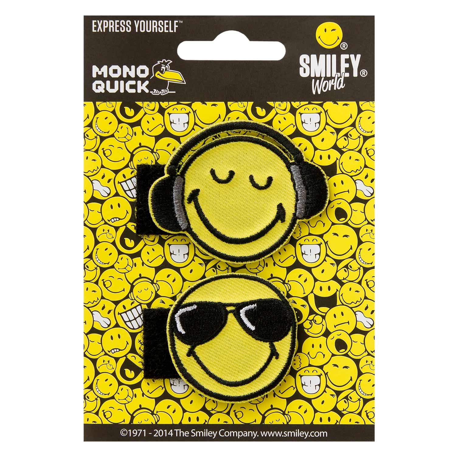 Mono Quick Aufbügel-Flicken-Serie mit Klett - verschiedene Motive