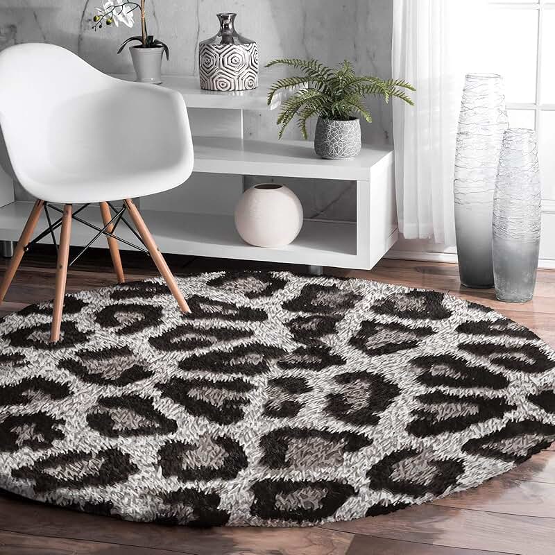 leopard print rug runner