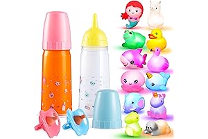 Interactive Baby Doll Bottles with Disappearing Milk