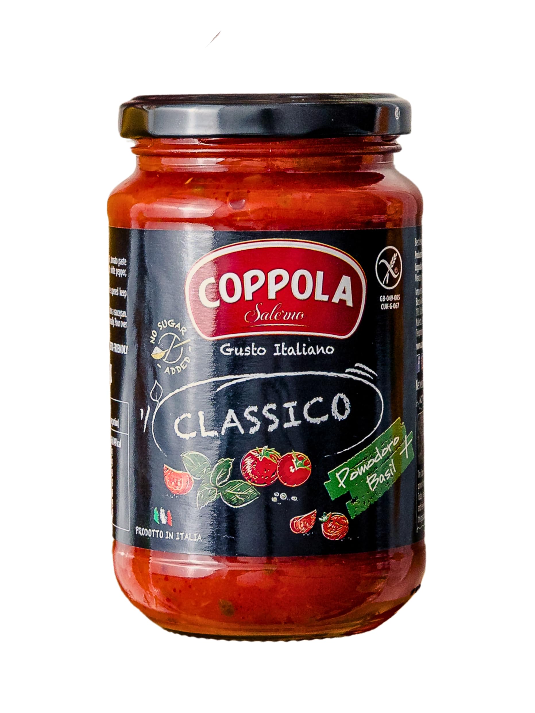 Sauce Coppola Classico - Sans sucre ajouté 350g (Pack de 6)