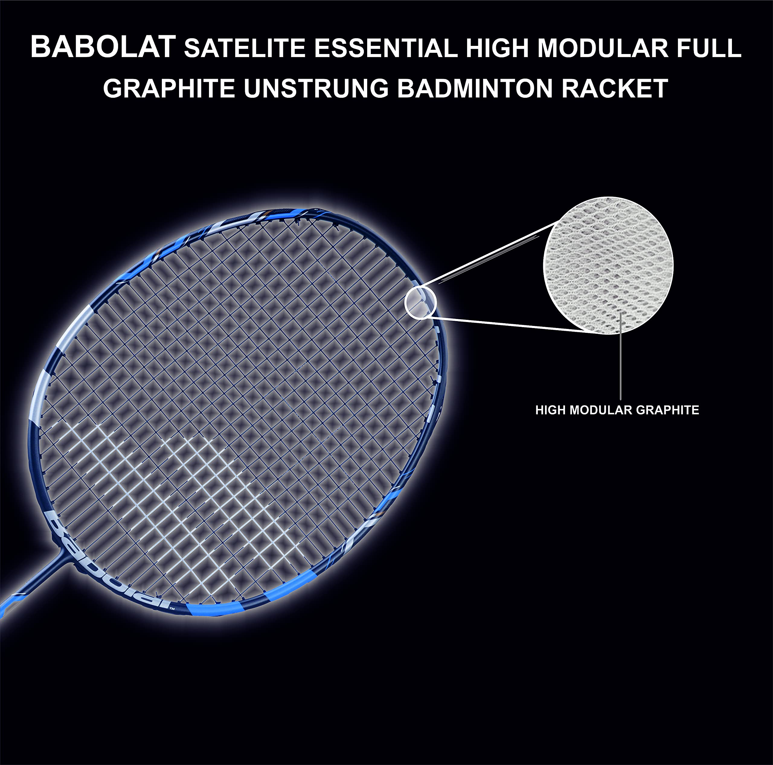 Babolat　SATELITE ESSENTIAL BABOLAT SATELITE Essential HIGH Modular Full Graphite UNSTRUNG