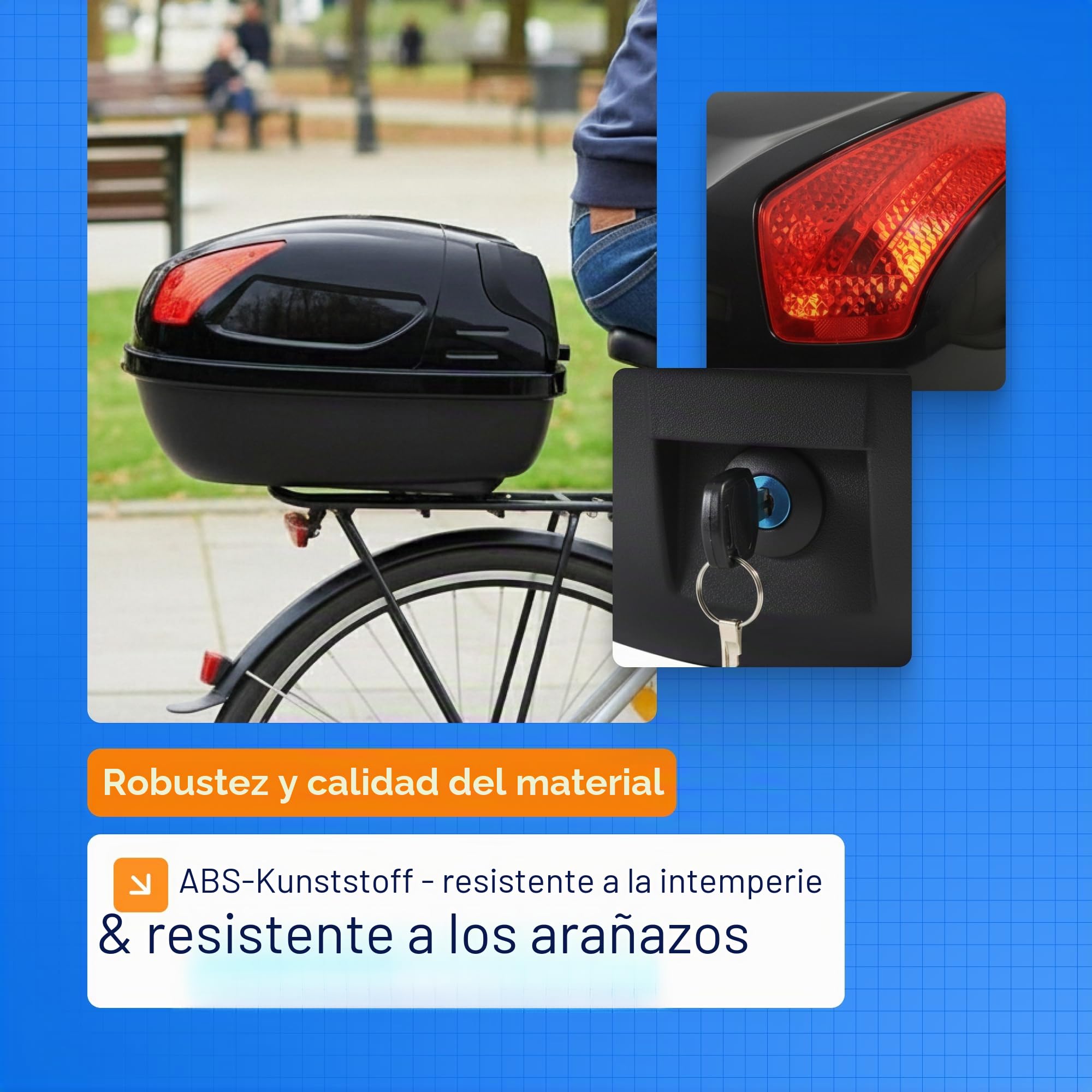 Red Loon Top Case - Bolsa para bicicleta (17 L)