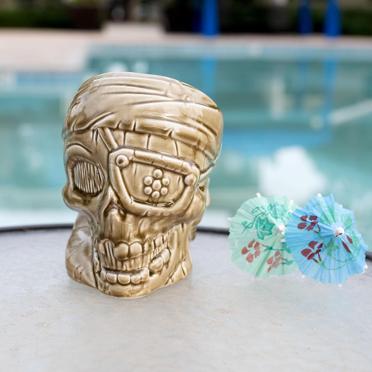 Geeki Tikis The Goonies One-Eyed Willy Ceramic Mug | Tumbler Cocktail Glasses, Tropical Drinkware For Home Barware Set | Classic '80s Movies Gifts and Collectibles | Holds 20 Ounces