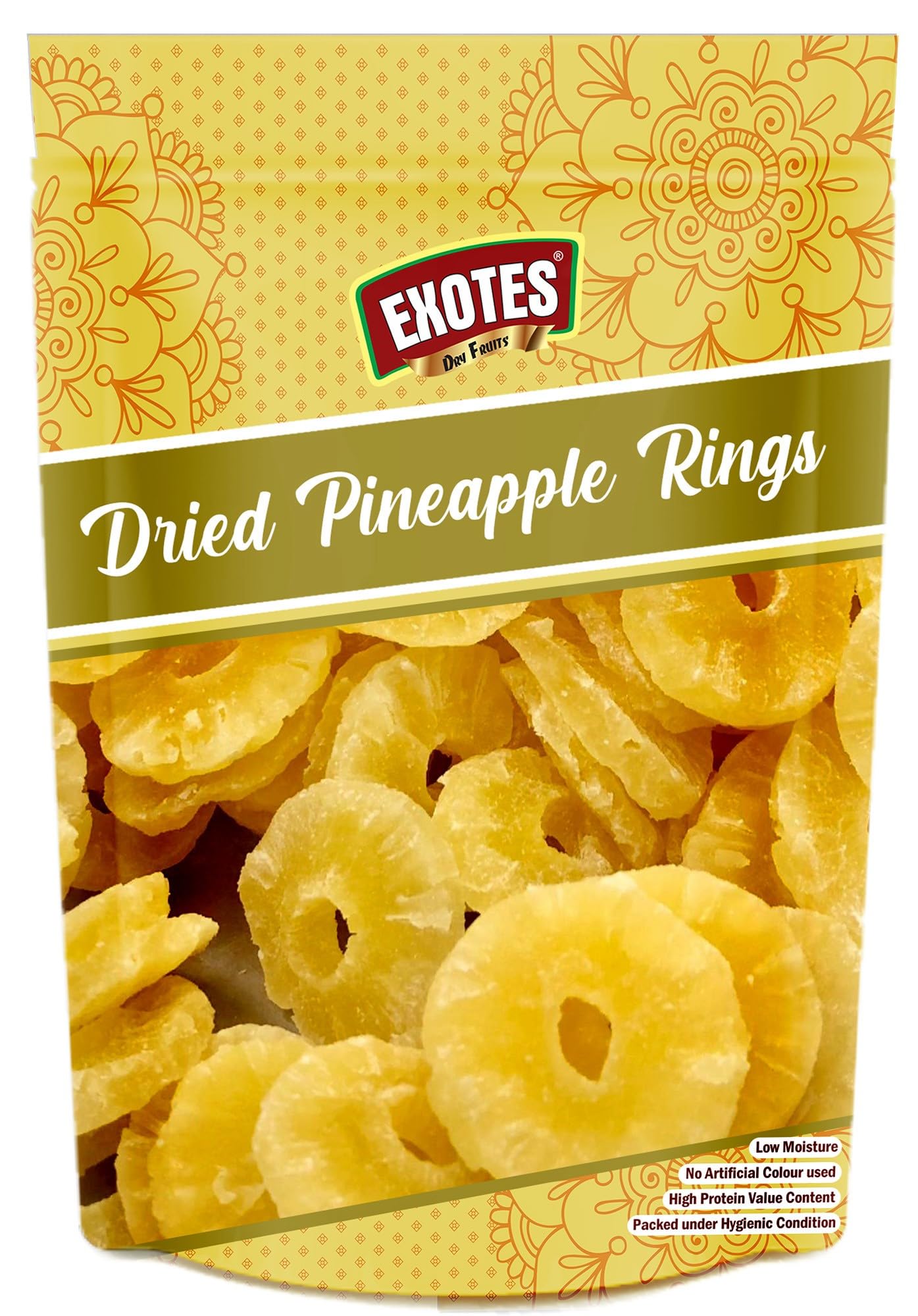 Exotes Premium Dry Fruits (Dried Pineapple Rings), 250 g-image-31