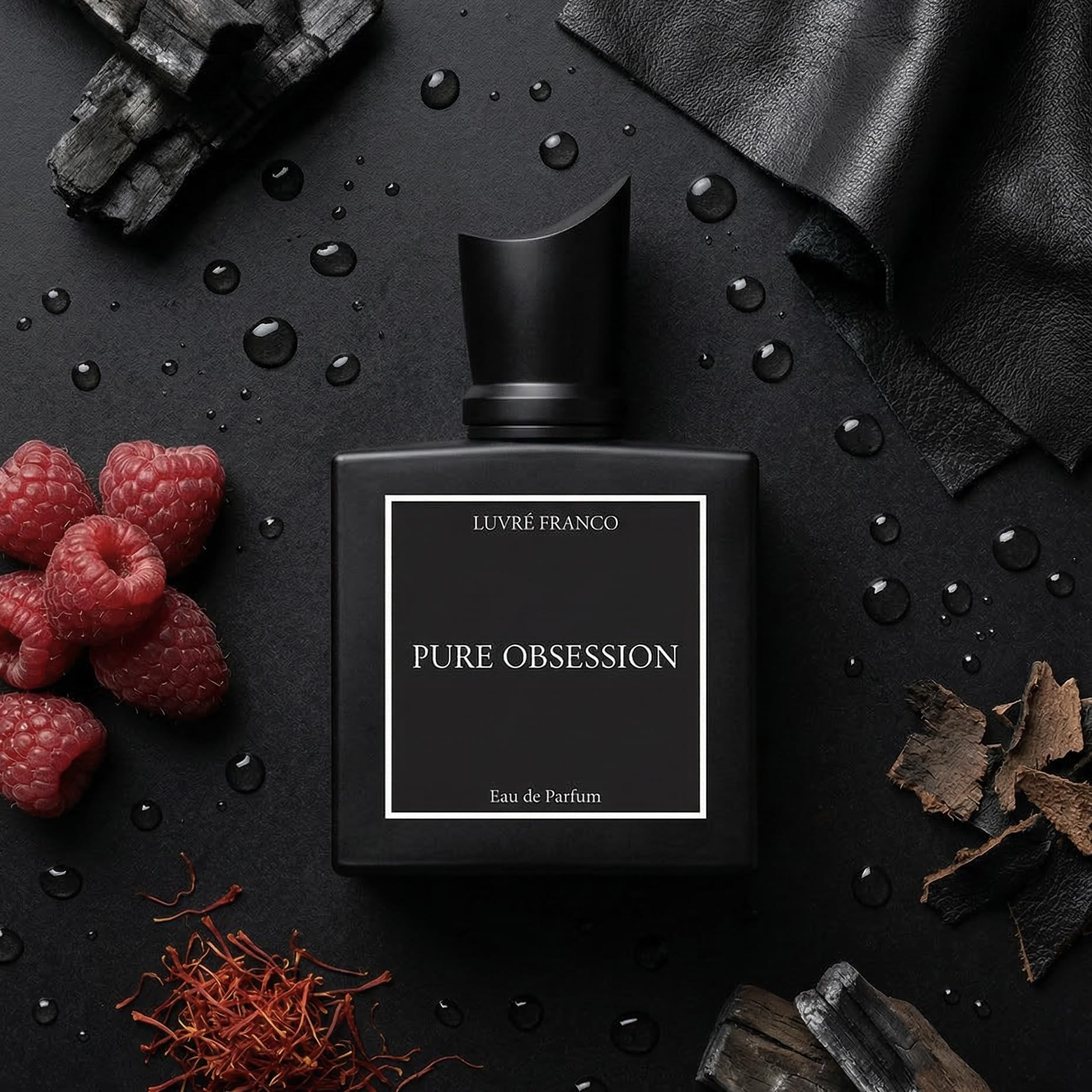 Pure Obsession - Eau de Parfum für Herren - LUVRÉ FRANCO - mit Pheromonen - holzig rauchiger Duft - 50ml - sehr attraktiv und anziehend - langanhaltend