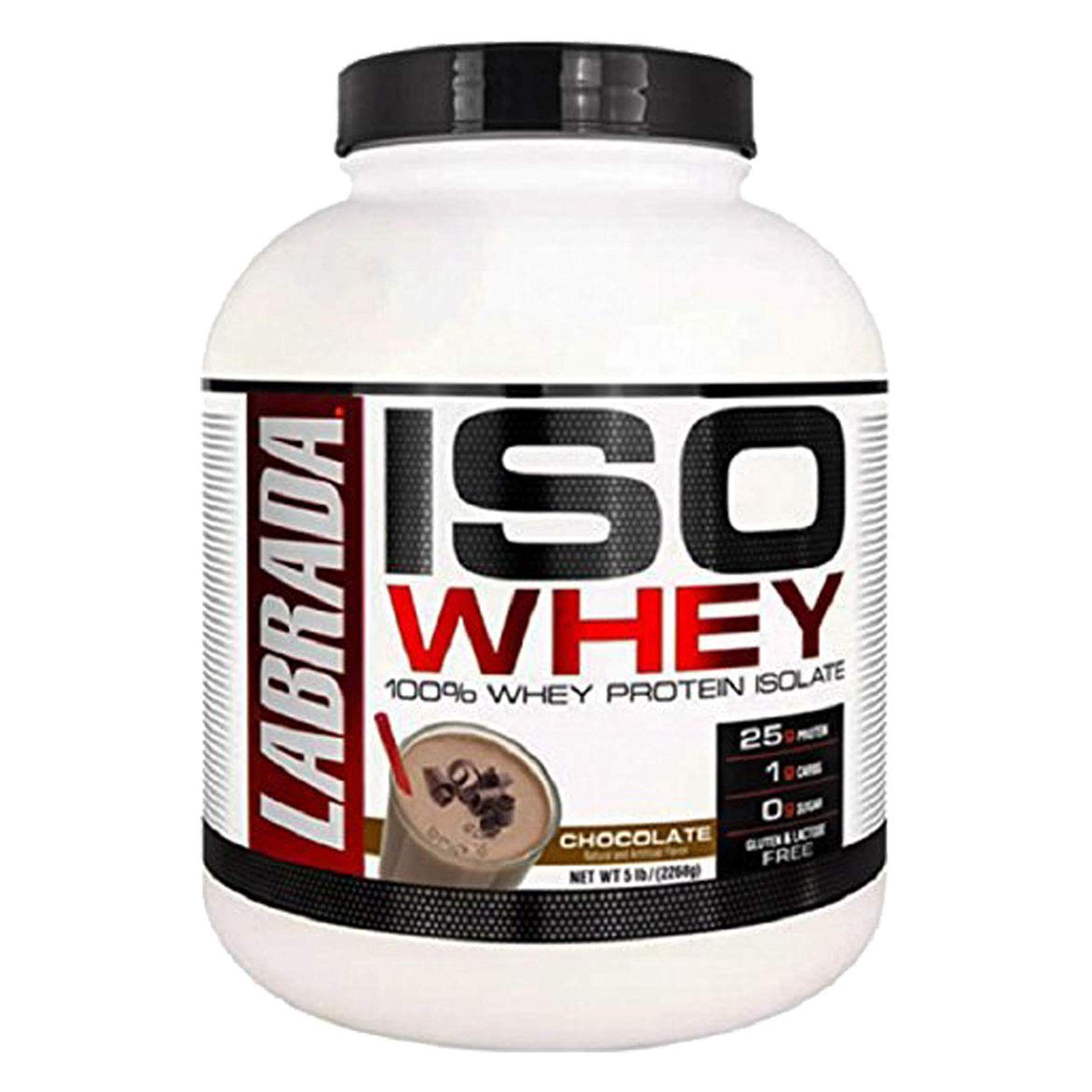 Labrada Nutrition ISO Whey Isolate Protein Strawberry 5 Pound