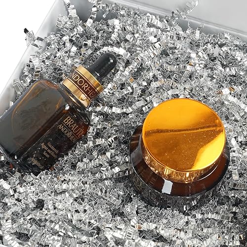 Miniatura 6 de Uptotop Suministro de 4 onzas de relleno de papel cortado arrugado para envolver regalos, cesta de regalo, cumpleaños, boda, Navidad, Acción de