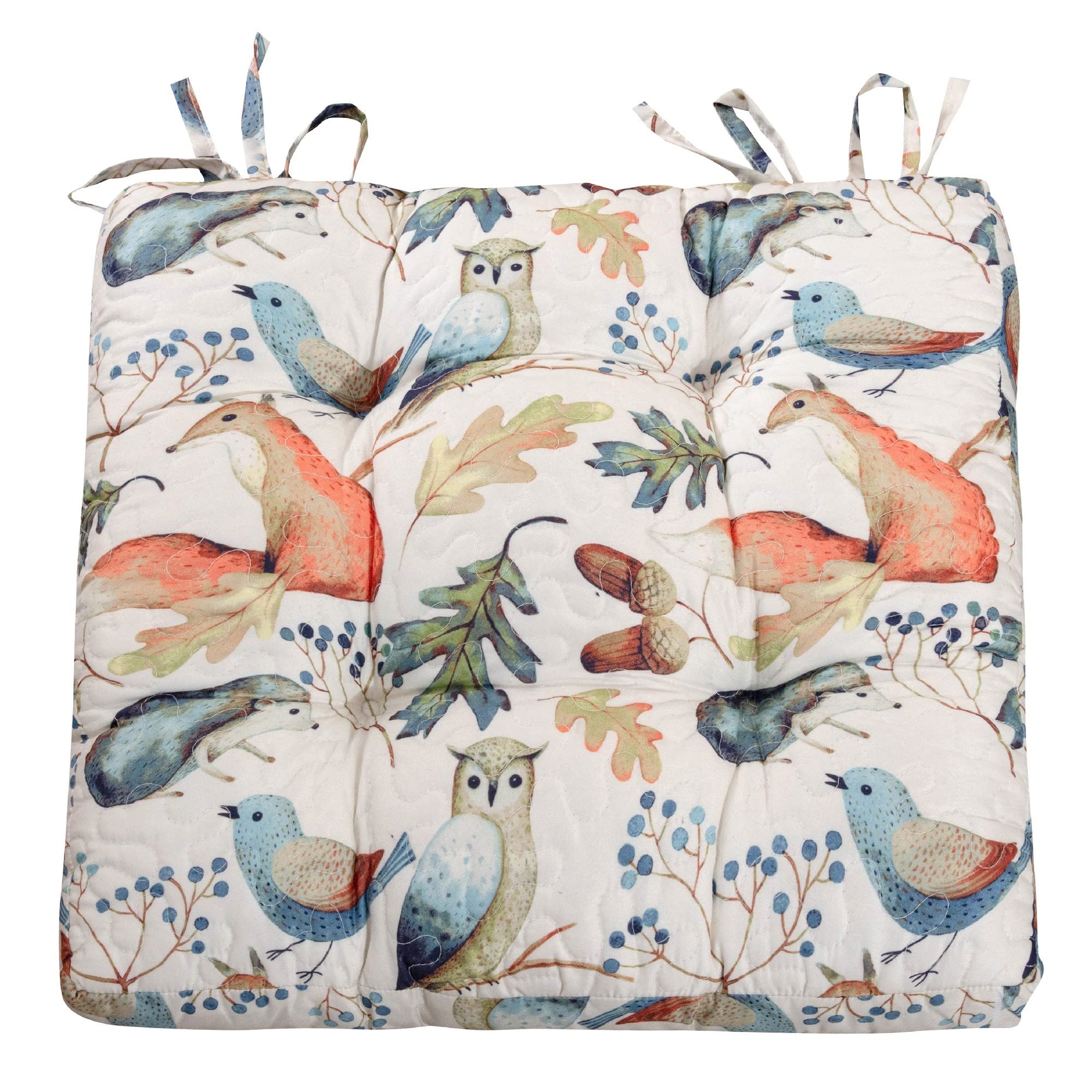 Coussin de chaise lot de 4 Greenland Home saule pour sublimer votre salle à manger