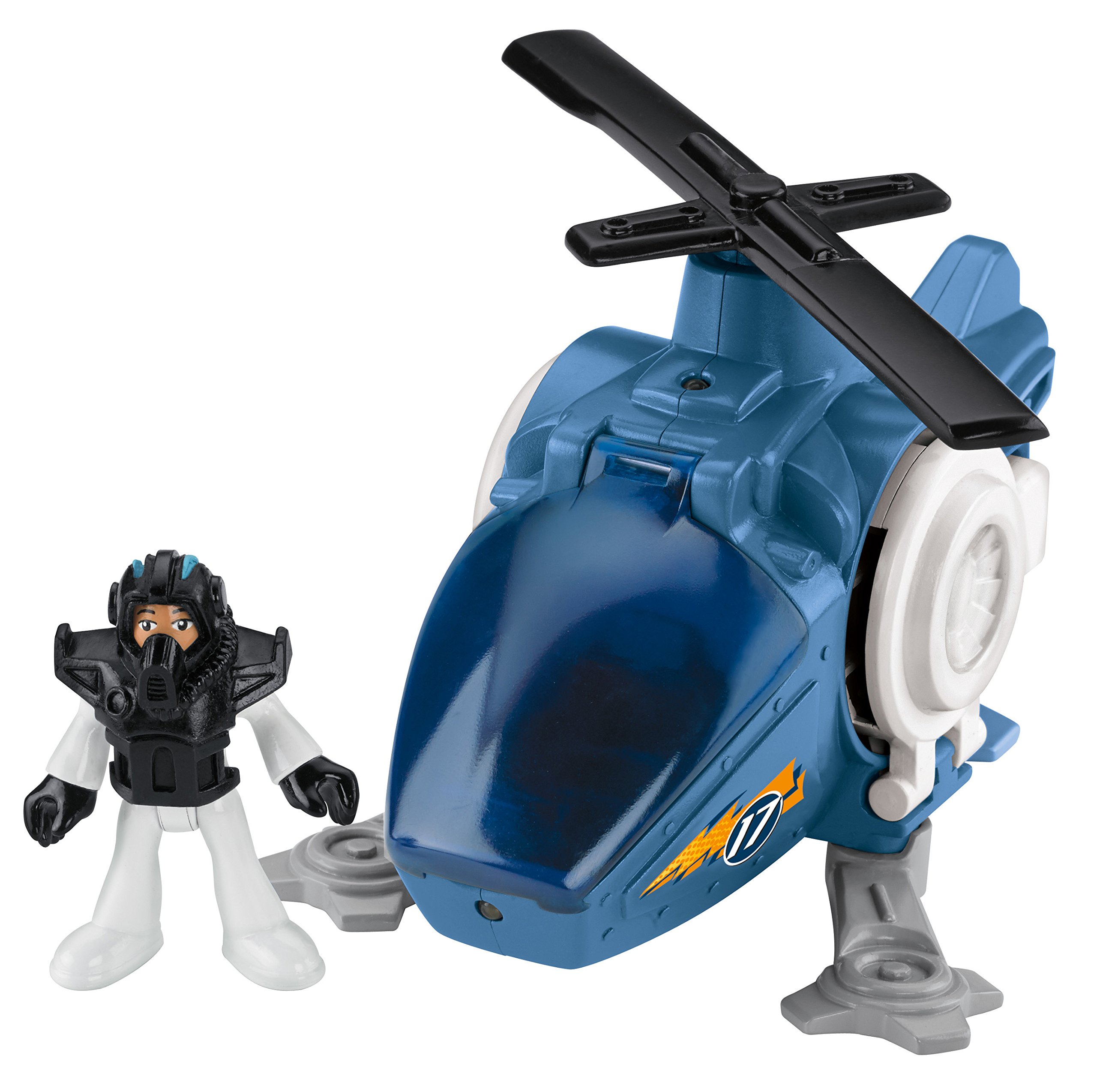 Fisher-Price Imaginext Action City Feat HelicopterFigure