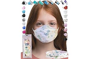 Dino Fun 4-Ply KF94 Kids Face Masks