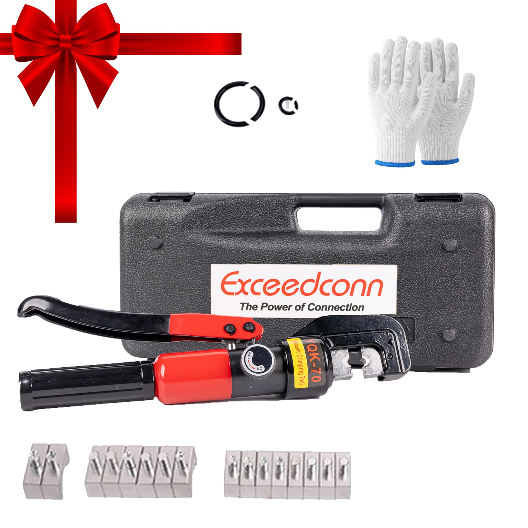 Buy 10 Ton Hand Operated Hydraulic Crimping Tool Range 12 AWG2/0 AWG