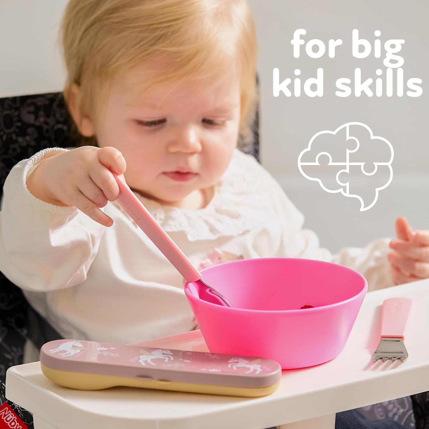 Nuby Stainless Steel Toddler Utensils image 5