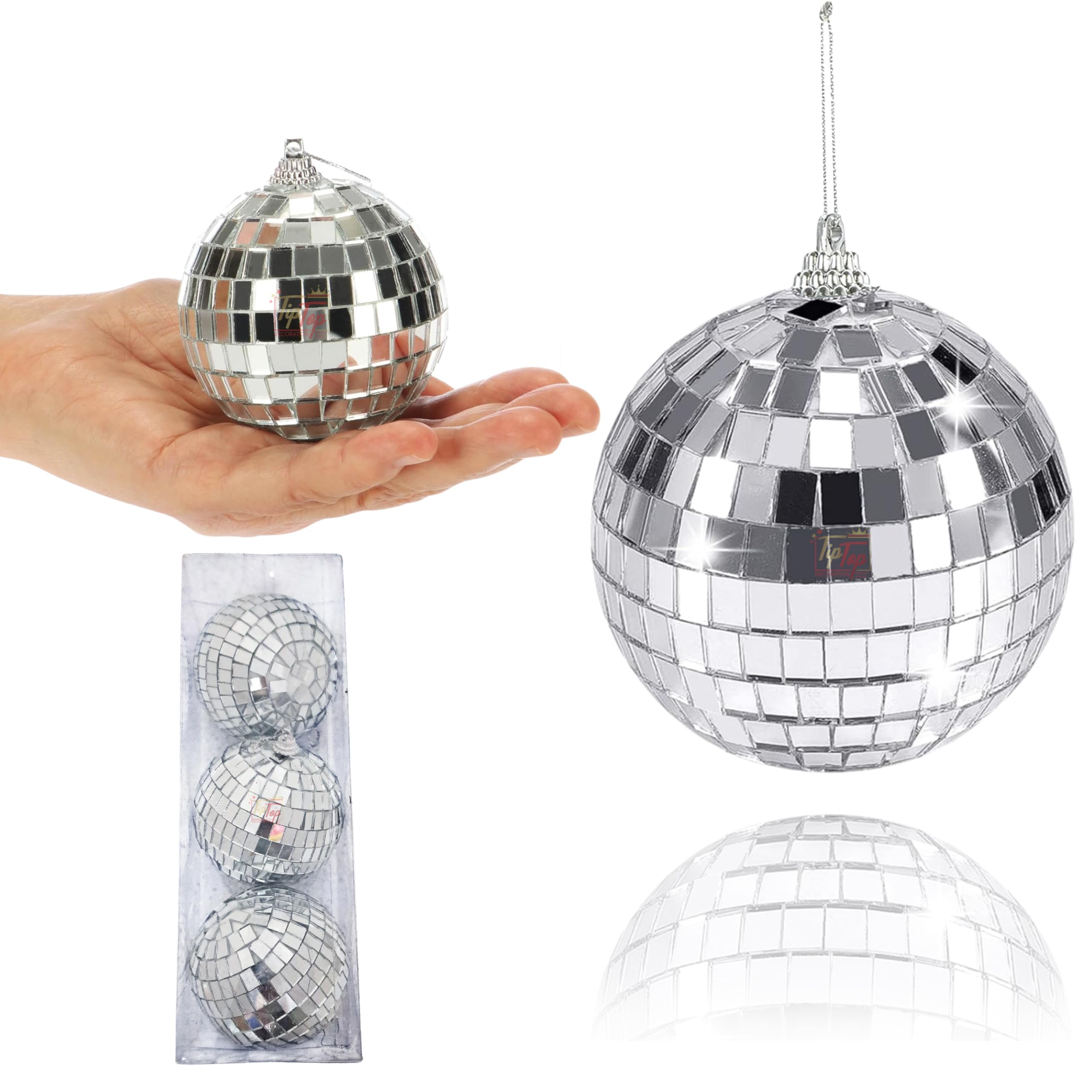 Handmade Mirror Disco Balls - Party Centerpieces -12