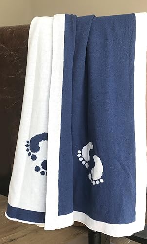 Miniatura 4 de Vogue - Manta de bebé 100% algodón de 30 x 40 pulgadas (azul francés) para primavera y verano 2021