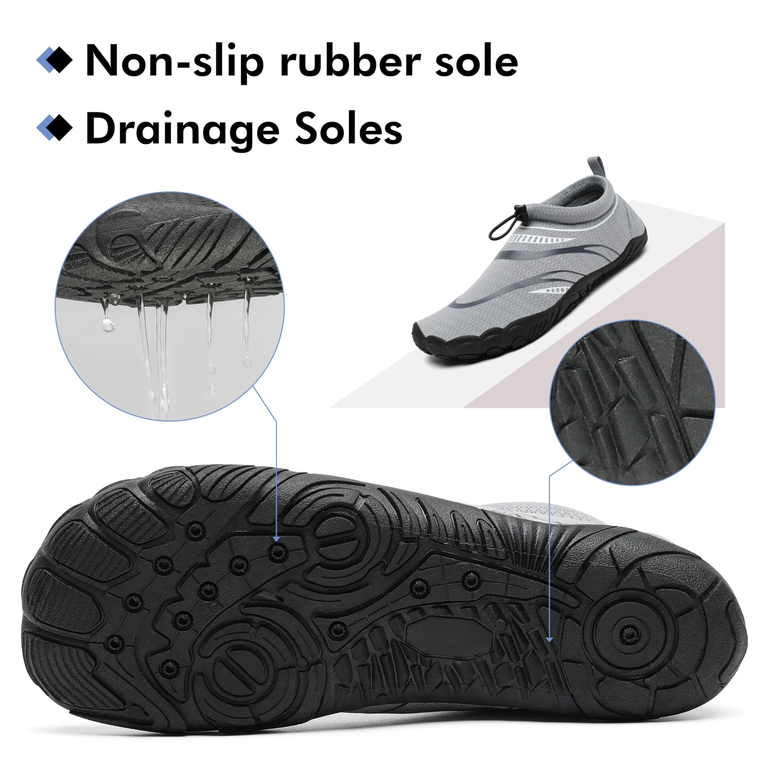 Mishansha Scarpe da Scoglio Donna Scarpette a Piedi Nudi Uomo