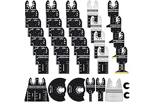 Bionso 35 Pcs Oscillating Saw Blades Premium Multitool Kit