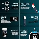 Dr Trust (USA) Fully Automatic Blood Sugar Testing Glucometer Machine with 10 Strips-9001 (Black) gallery image