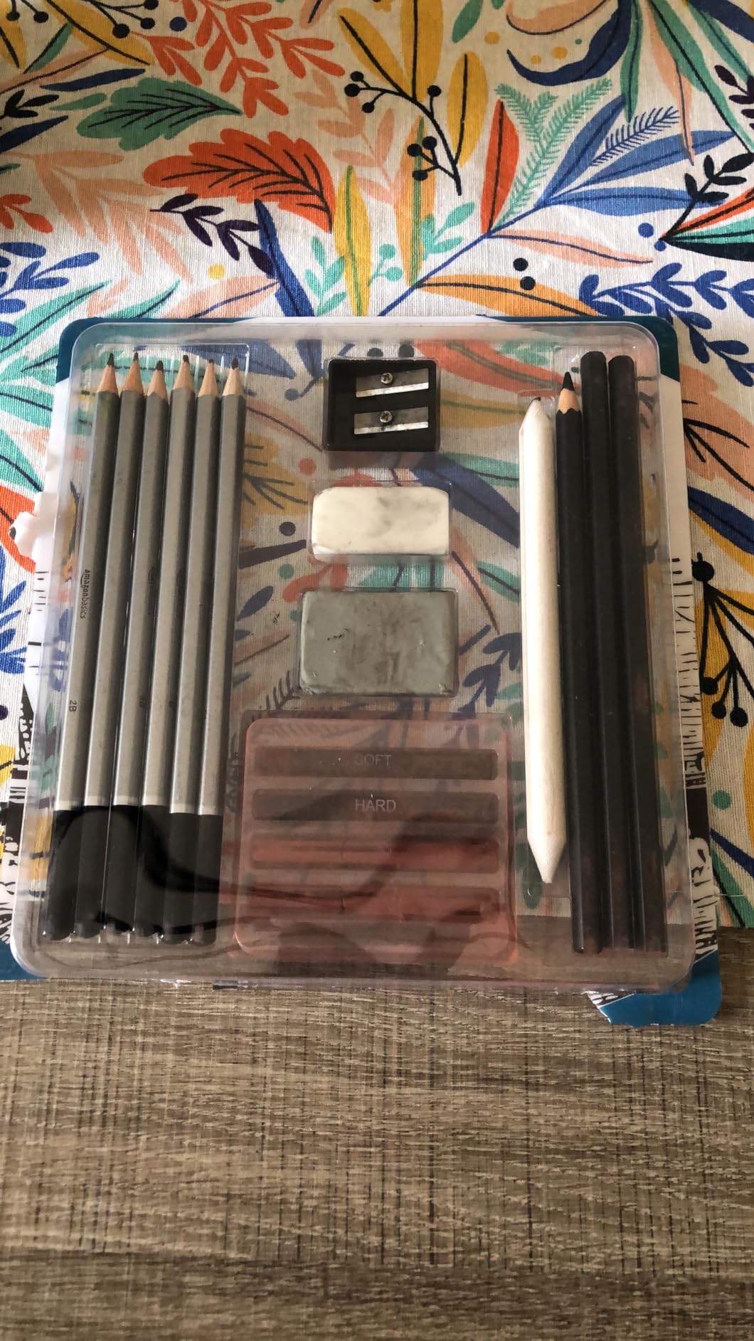 NUOBESTY Set Di 18 Matite Carta Per Disegno E Schizzi – Strumenti Per Sfumare Pastelli, Carboncino E Grafite