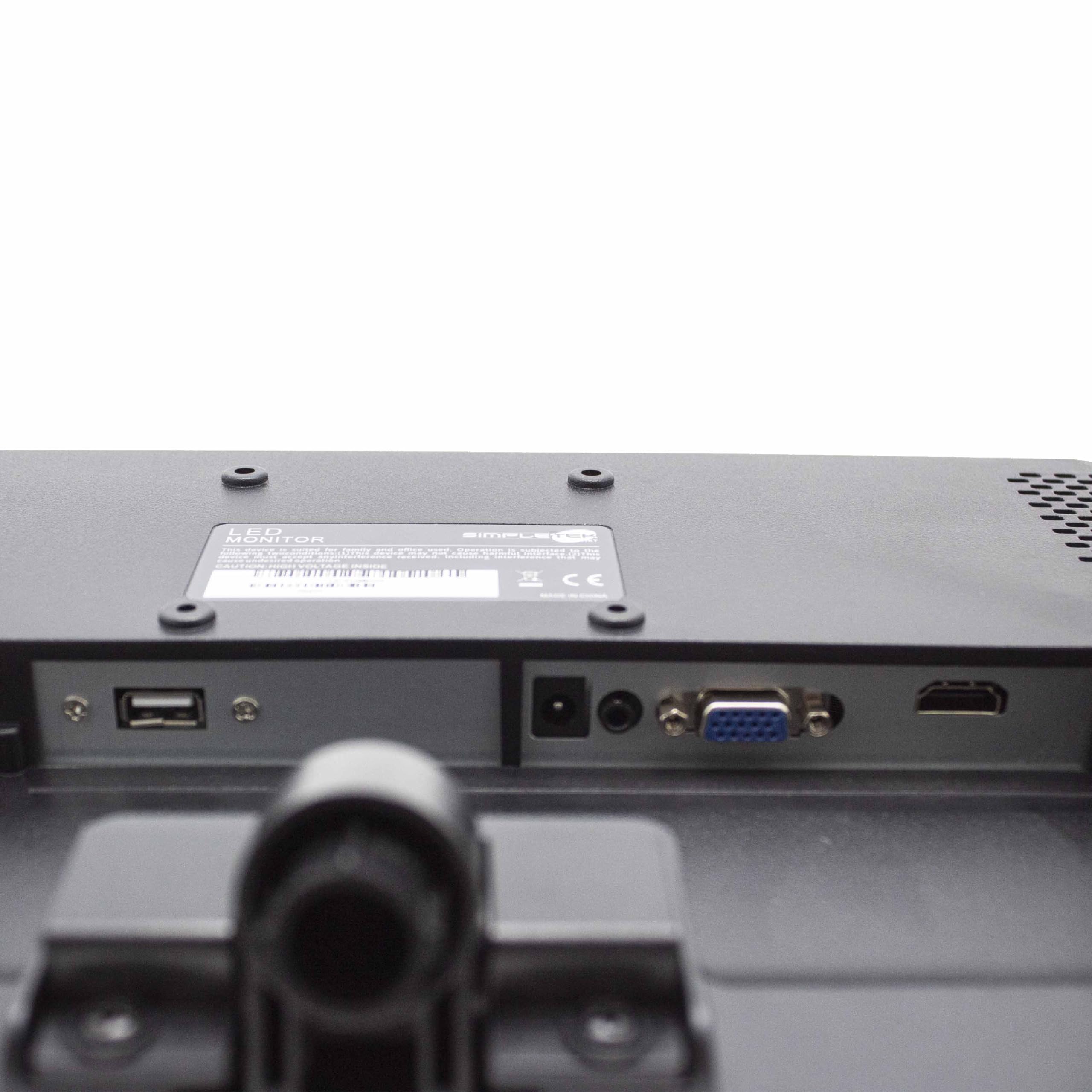 SIMPLETEK - Kapazitiver Touchscreen Monitor 15 Zoll quadratisch 4:3 5:4 | HDMI, VGA | Integrierte Lautsprecher | VESA (75x75 mm)