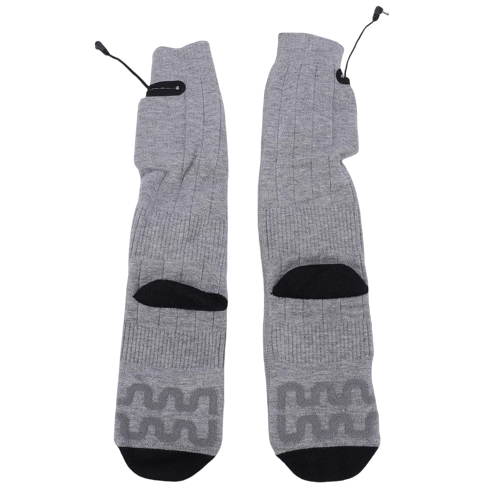 TOPINCN Chaussettes Chauffantes Rechargeables pour Hommes et Femmes, Chauffe-Pieds 4 Réglages de Température Chaussettes Chauffantes électriques pour l'hiver, Le Ski, la Randonnée, Le