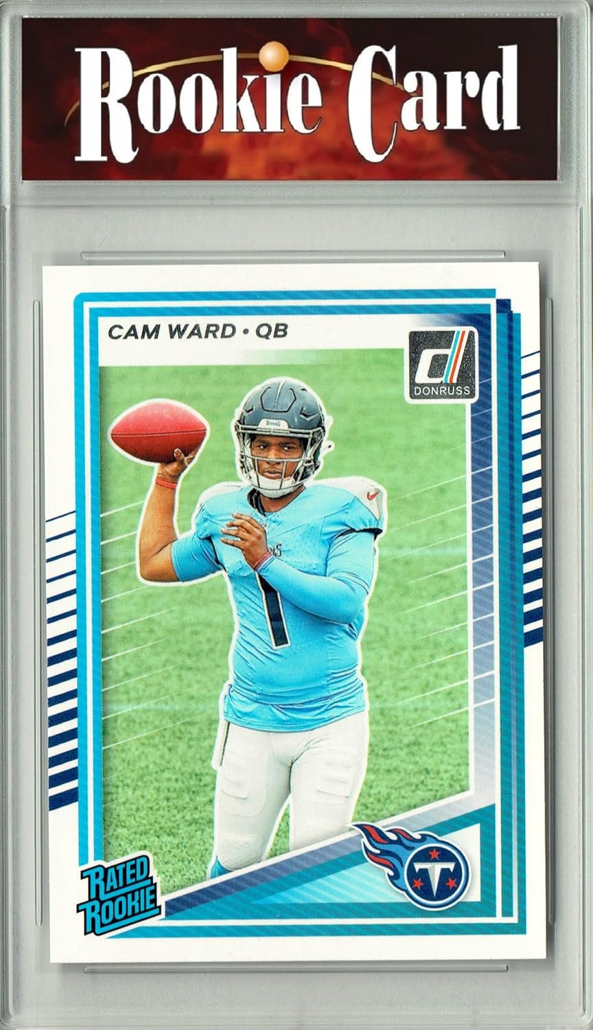 Cam Ward 2025 Donruss Football #350 Rookie Card Tennessee Titans