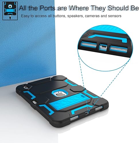 Miniatura 9 de CCMAO Funda para iPad de 10 generación de 109 pulgadas 2022 funda para iPad 10 con soporte y soporte para lápices resistente a prueba de golpes