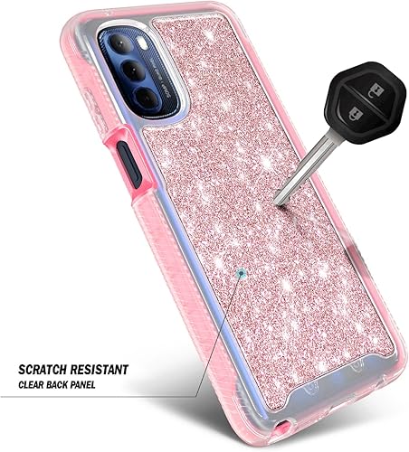 Miniatura 5 de NZND Funda compatible con Moto G Stylus 5G 2022 no compatible con 4G con protector de pantalla integrado, funda protectora de cuerpo completo a