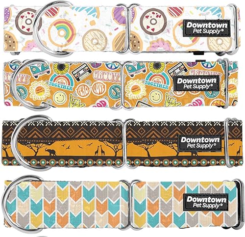 Miniatura 5 de Downtown Pet Supply - Collar Martingala para perros - Collar de entrenamiento para perros - Collar de perro grande, ancho y grueso - A prueba de
