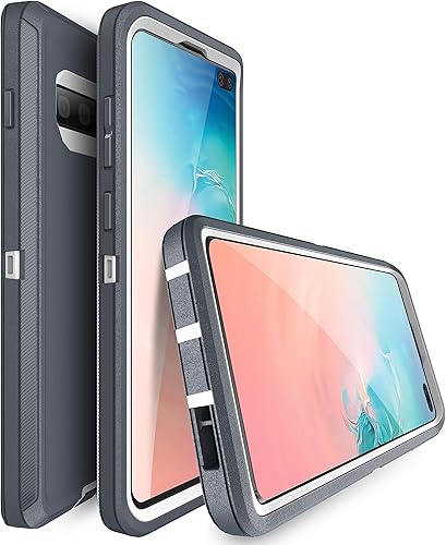 Miniatura 3 de MXX Funda protectora resistente para Samsung Galaxy S10 Plus de 6.4 pulgadas (sin protector de pantalla integrado) de 3 capas de goma resistente a