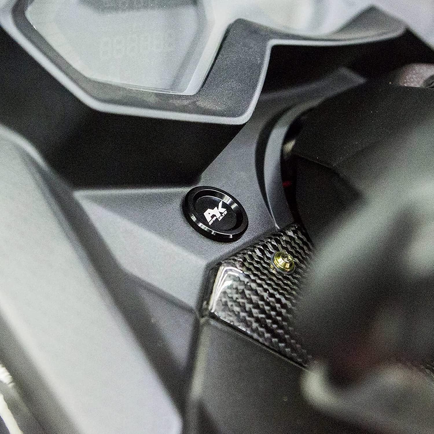 Taiwan R.P.M Inverted Front Forks ULTRA AK, 750mm, Black/Silver, Compression and Rebound Adjustable, compatible with KYMCO AK 550