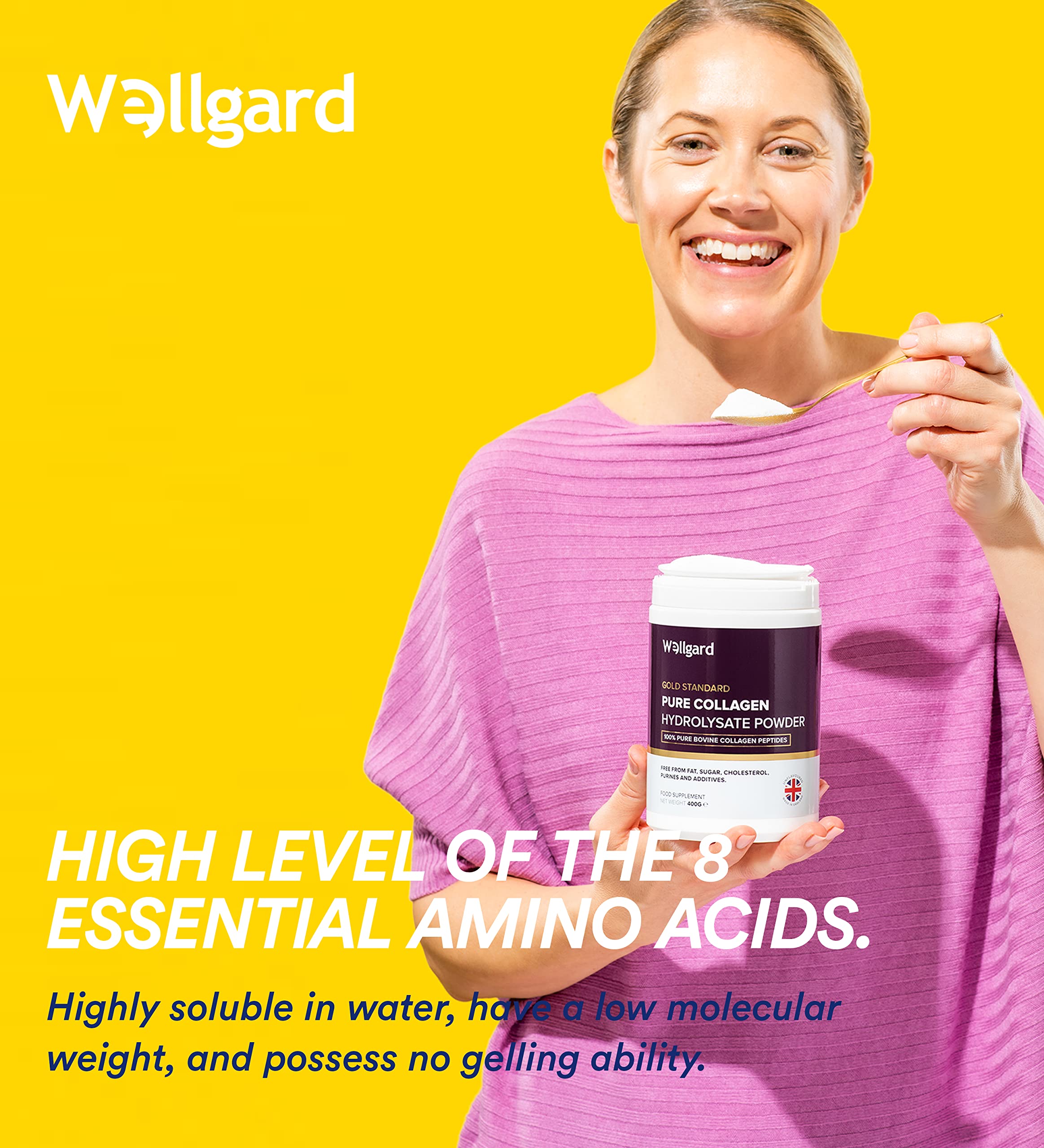 Collagen Supplements, Gold Standard Bovine Collagen Powder by Wellgard