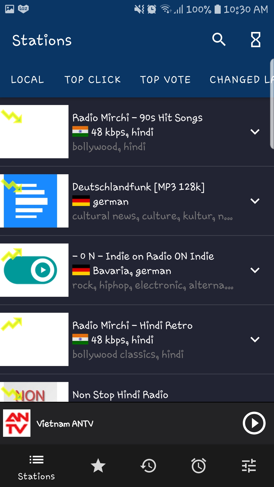 Radio Streaming Application sur Amazon Appstore