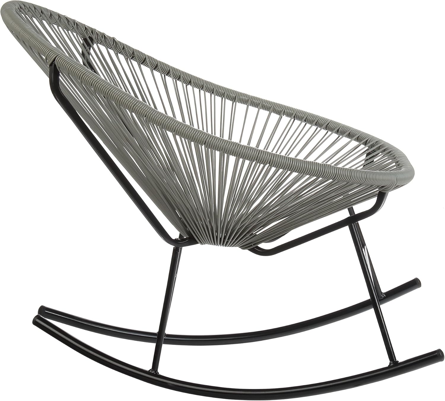 PV-MR-OR Mayan Hammock Acapulco Rocking Chair, Grey
