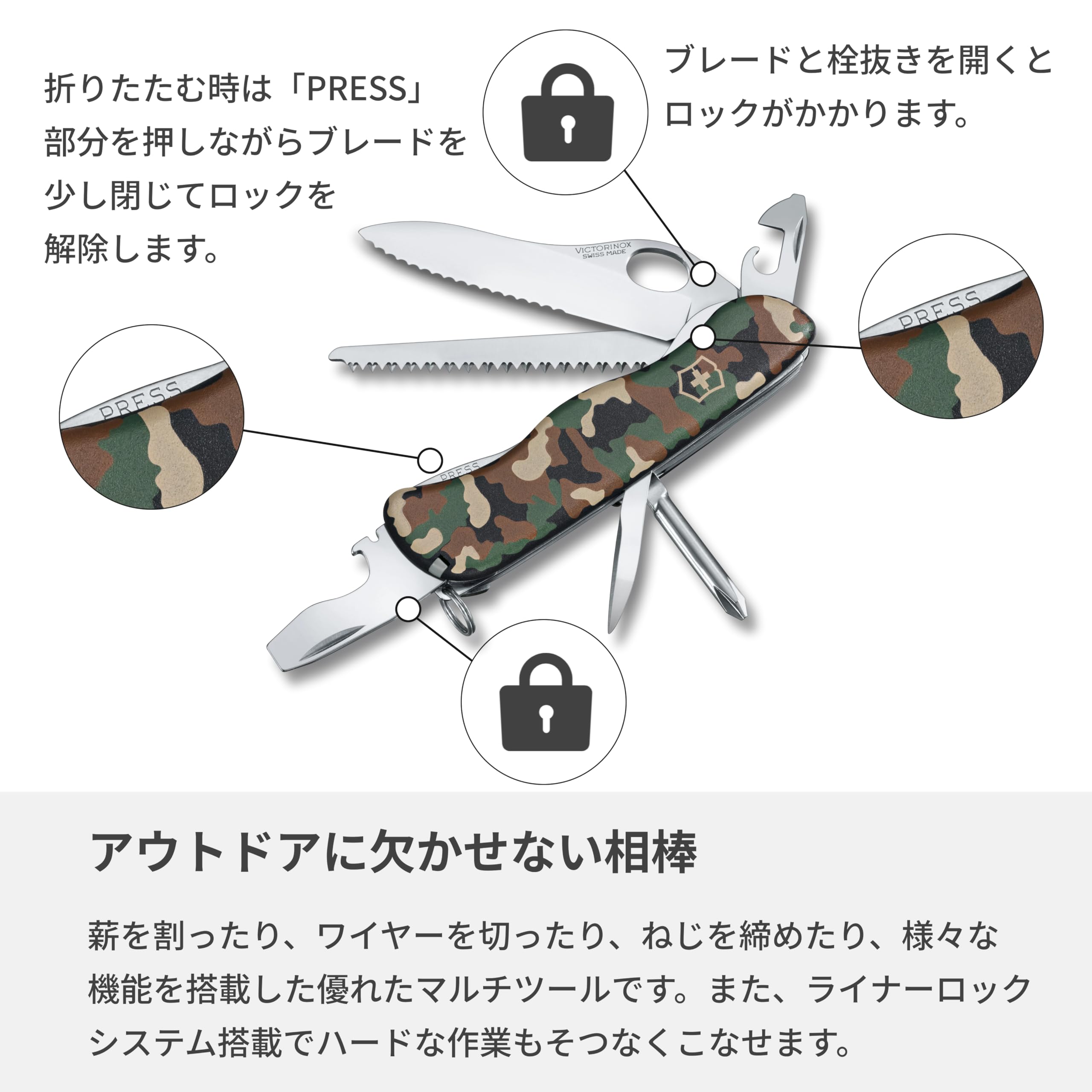 新品　VICTORINOX ヴィクトリノックス　トレイルマスター　多機能ナイフ Amazon | VICTORINOX(ビクトリノックス) トレイルマスター