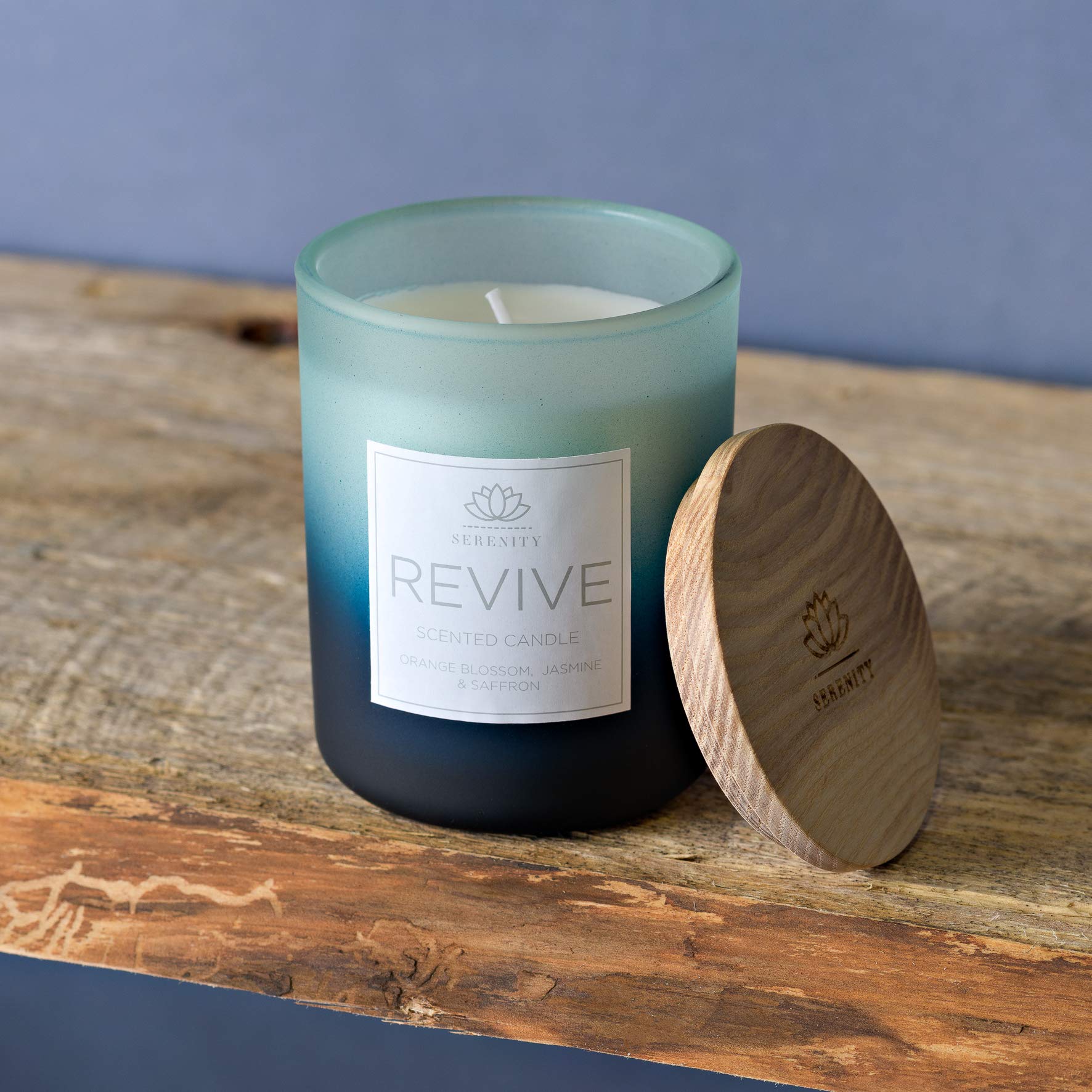 Serenity Revive 120g Candle - Orange Blossom, Jasmine & Saffron