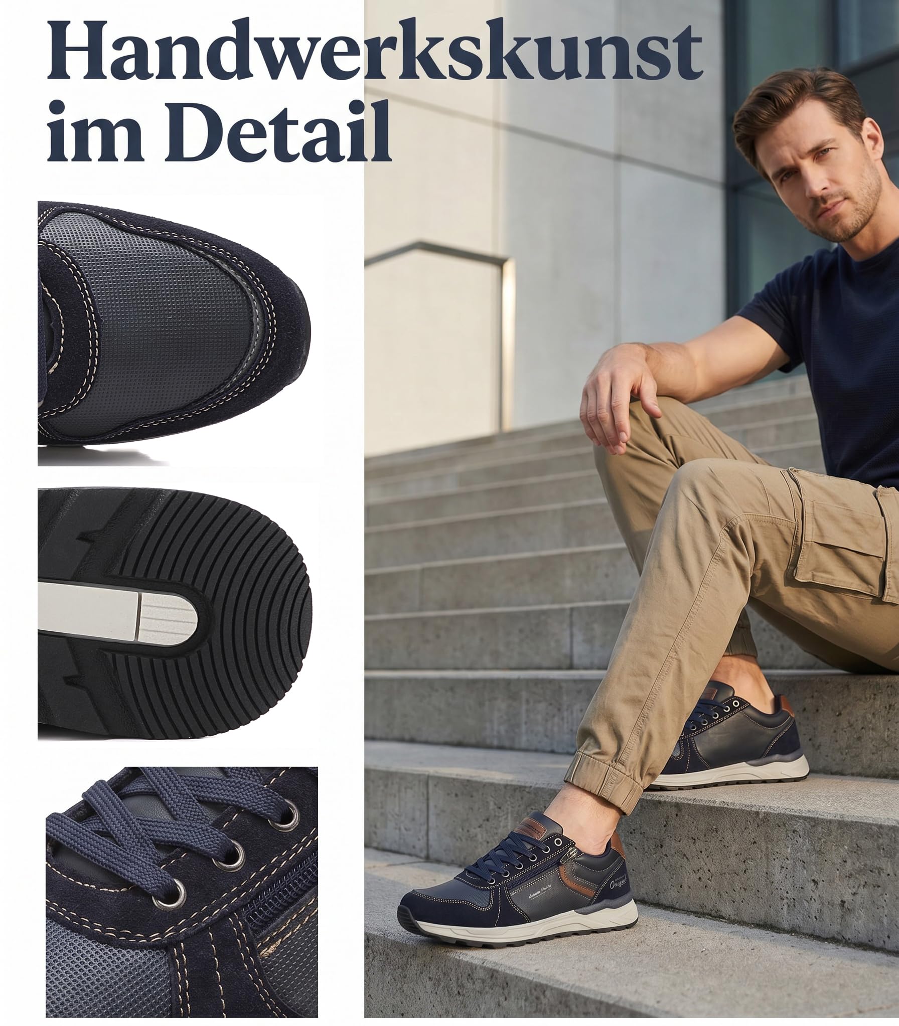 ARRIGO BELLO Scarpe Uomo Sneakers Casual Ginnastica Sportive Running Basse Scarpe all'Aperto 41-46
