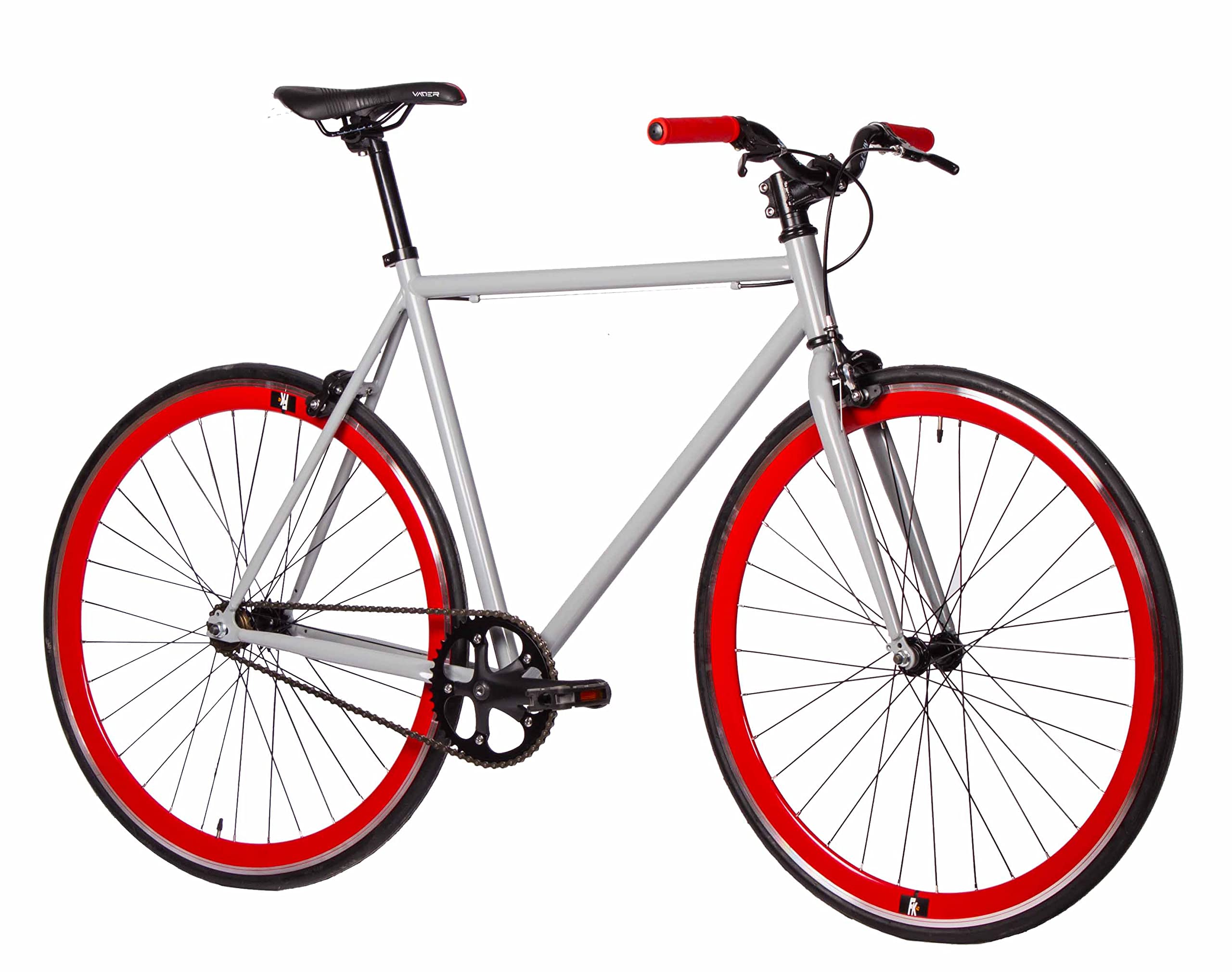 Kamikaze Bicicleta SS Fixie/Single Gris/roja…
