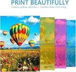 Compatible with Canon Selphy CP1500 CP1300 Ink and Paper KP-108IN KP108, 3 Color Ink +108 Sheets Photo Paper (4x6 inch) for Canon CP1500 CP1300 CP1200 CP1000 CP910 CP900 CP810 CP800 Printers