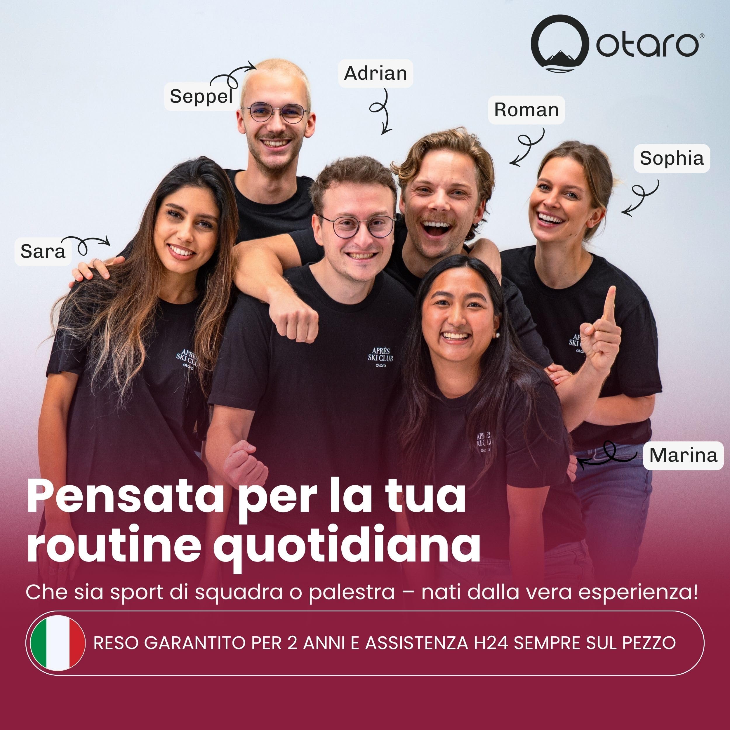 Otaro Borsone Palestra con Porta Scarpe & Vano Umido | 50L | Borsone da Viaggi | Gym Bag con Scomparto per laptop, Cinghie Zaino & Molti Scomparti | Borsone Palestra Uomo e Donna