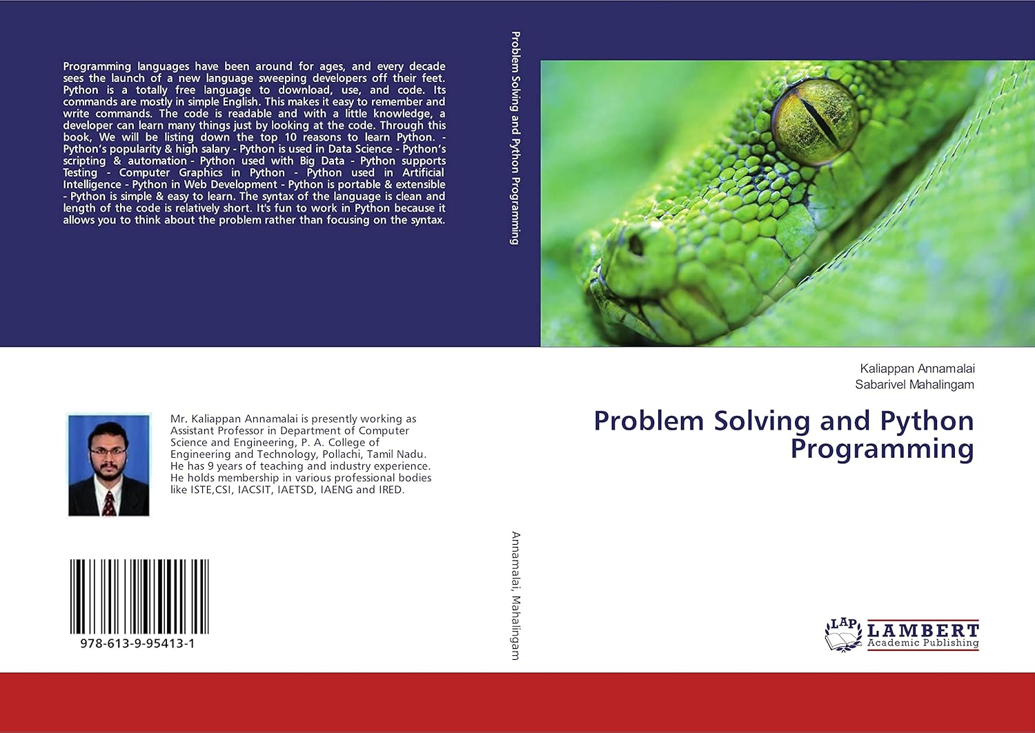 Problem Solving and Python Programming: Annamalai, Kaliappan ...
