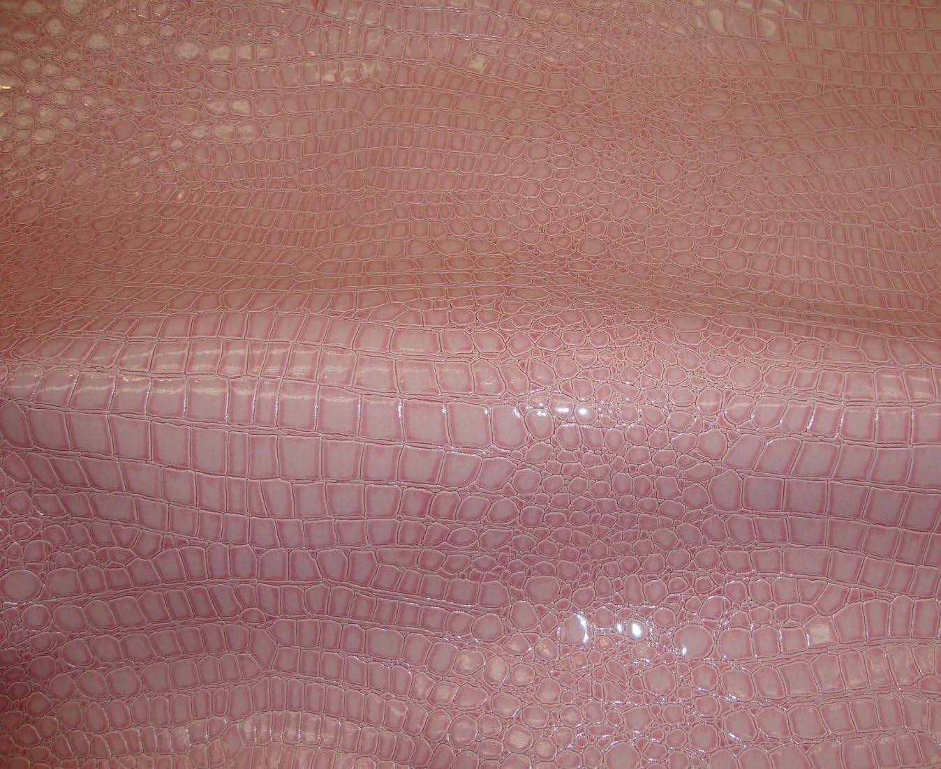 luvfabrics Boho Chic Faux Crocodile Leather Table Runner for Weddings, Dining Decor, Special Events, Reception 12" X 108" (Pink)