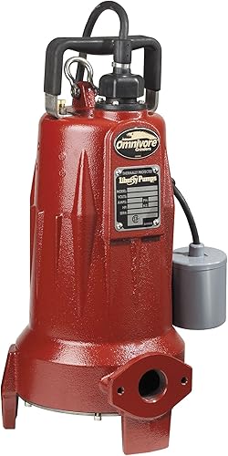 Serie LSG Bomba de amoladora sumergible de 1-1/4 pulgadas 2 hp con flotador de amarre a cuestas